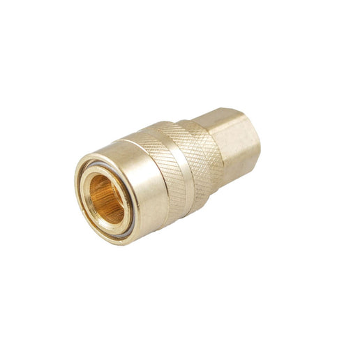 Cople Rápido Latonado Hembra 1/4'' NPT (Granel) | W-70460