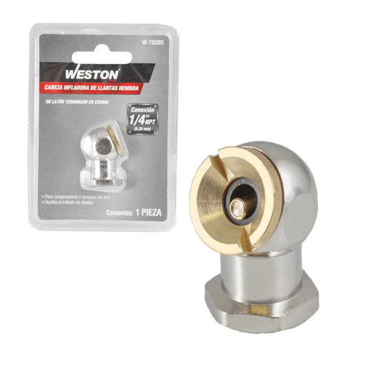 Inflador Cabeza Sencilla Hembra 1/4'' NPT | W-70505