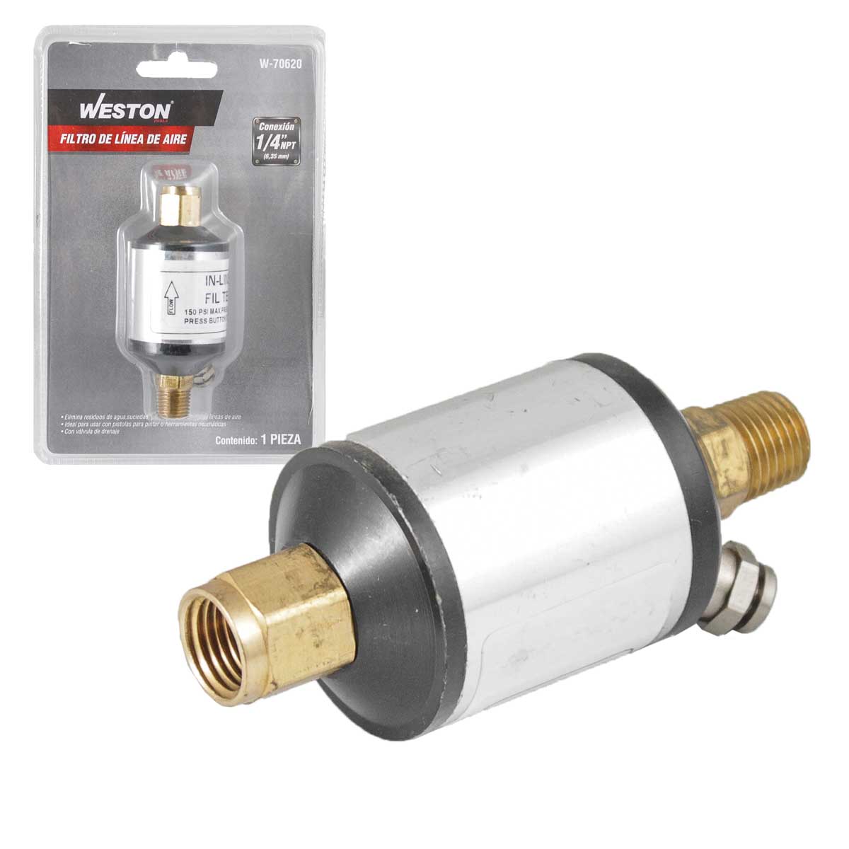 Filtro De Línea 1/4'' NPT | W-70620