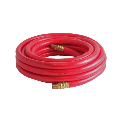Manguera Para Aire De PVC Roja 3/8'' X 25 Ft Conector 1/4'' NPT | W-70710