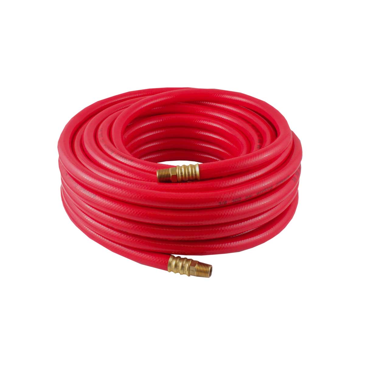 Manguera Para Aire De PVC Roja 3/8'' X 50 Ft Conector 1/4'' NPT | W-70715