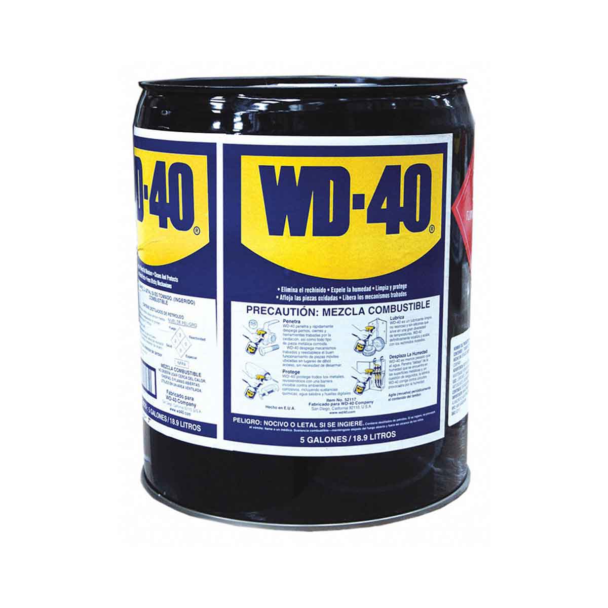 WD-40 5 GALON/18.9 Litros | WD-52117