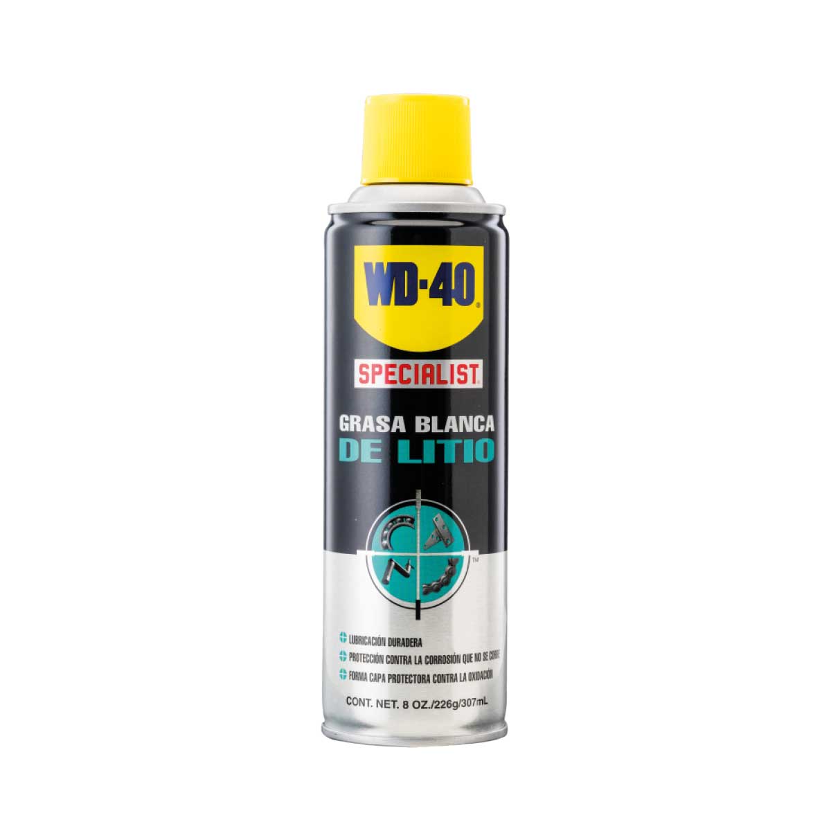WD-40 Specialist Grasa Blanca de Litio 8OZ | WD-560057