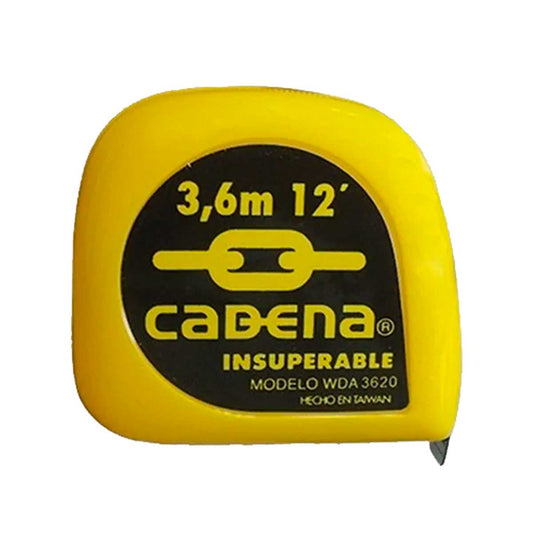 Flexómetro Cadena 3.6 m Neón | WDA-3620