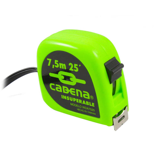 Flexómetro Cadena 7.5 m Neón | WDA-7525