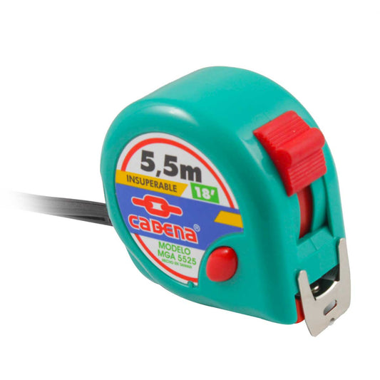 Flexómetro Cadena 5.5 m Aqua 25MM Ancho | WGA-5525