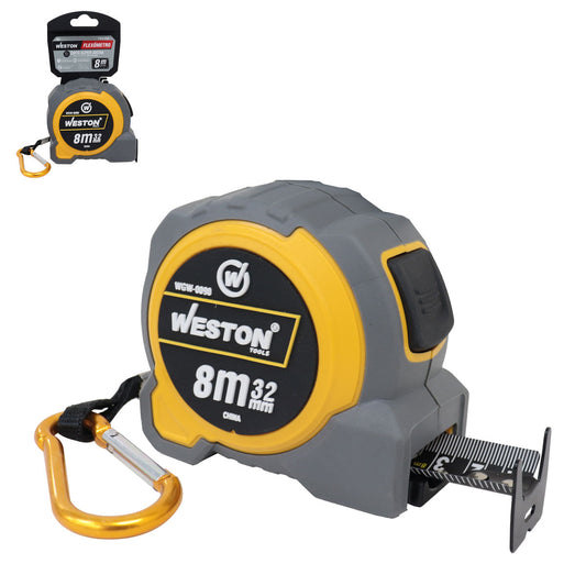 Flexómetro 8M X 32MM Cinta Súper Ancha | WGW-0090