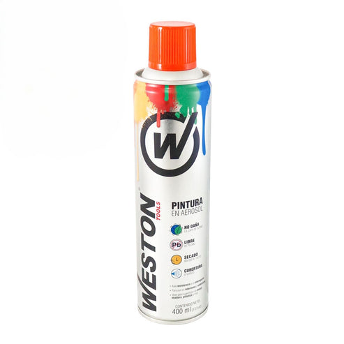AEROSOL NARANJA CHEVY 400ml (Precio x pieza- Caja C/12 pzs) WM-0070