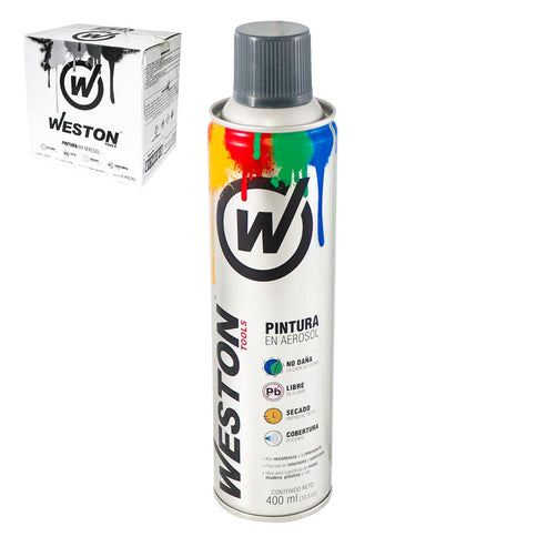 Pintura Aerosol Gris Anticorrosivo 400ml | WM-0505
