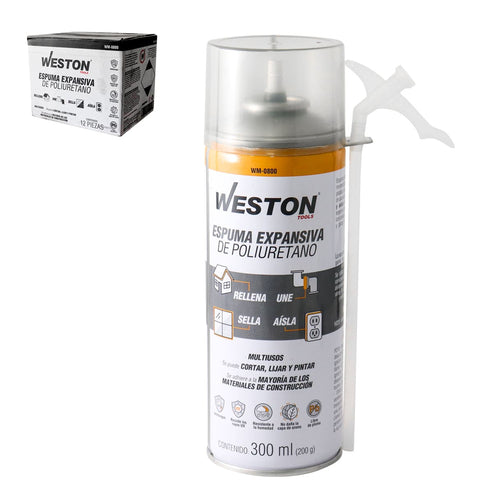 Espuma Expansiva De Poliuretano Weston 300 ML