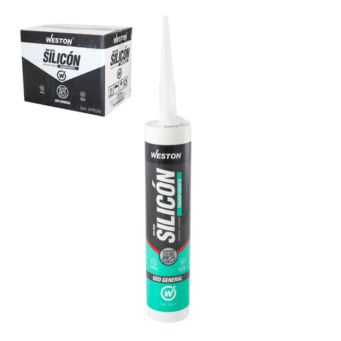 Silicón Transparente Uso General Cartucho 300ml | WM-0925