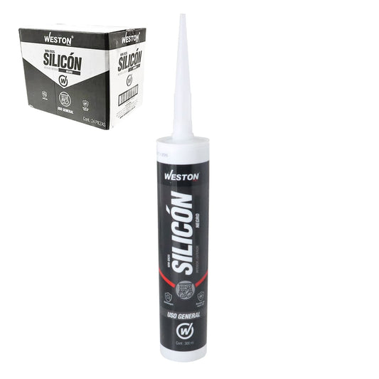 Silicón Negro Uso General Cartucho 300ml | WM-0935