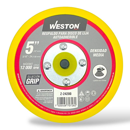 Respaldo Para Disco De Lija Autoadherible Grip 5"