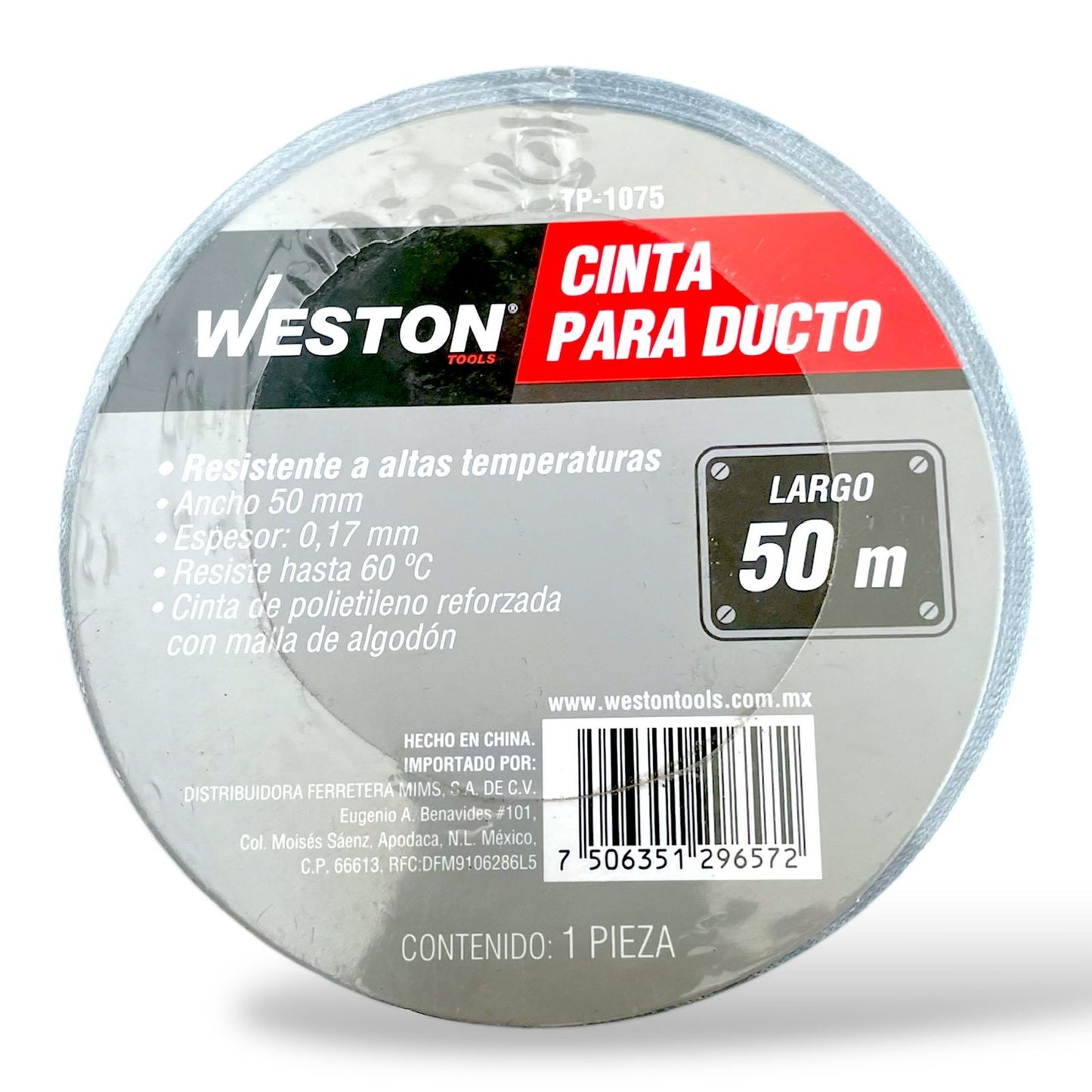Cinta Para Ducto 50mm x 50m - Angulo alternativo