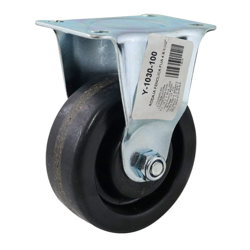 Rodaja Fenólica Fija 4X1-1/2" | Y-1030-100