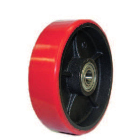 Rueda Trasera Para Patín Fierro Vaciado PU 7X2" | Y-1030-175