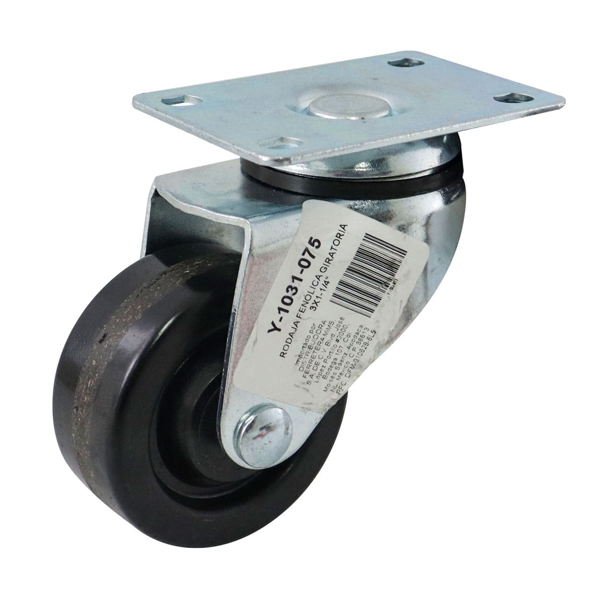 Rodaja Fenólica Giratoria 3X1-1/4" | Y-1031-075