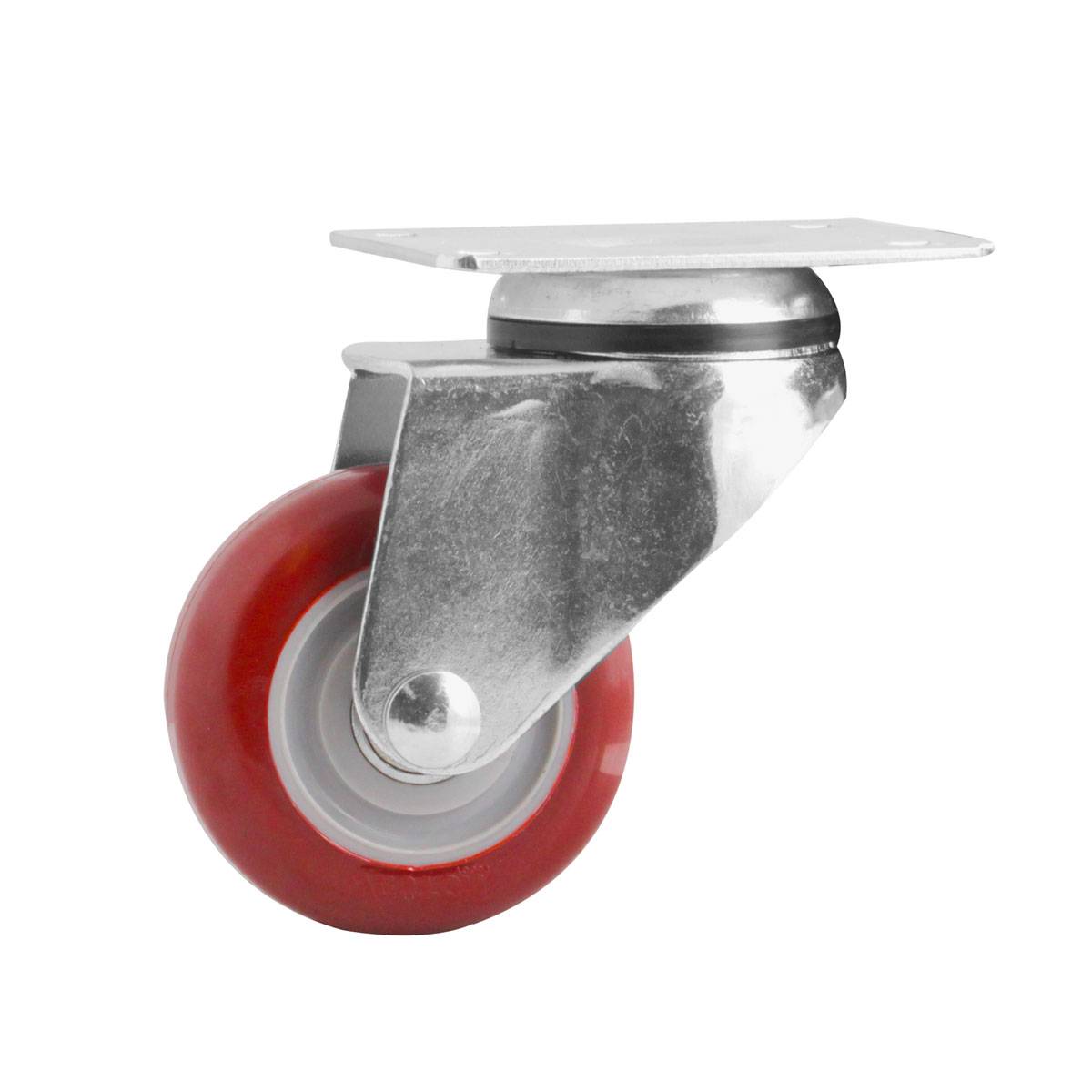 Rodaja Marrón PU Giratoria 4X1-1/4" | Y-1047-100