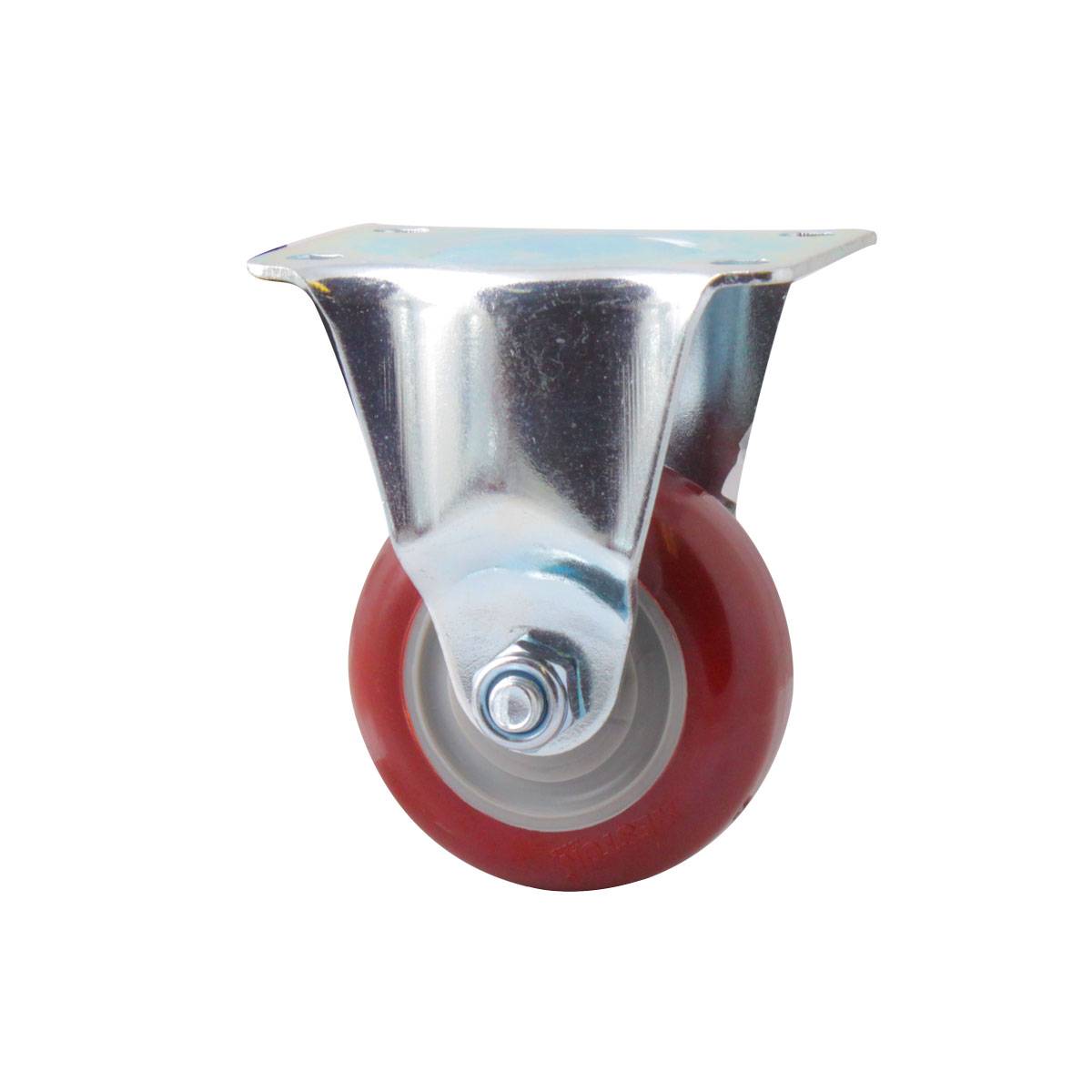 Rodaja Marrón PU Fija 3X1-1/4" | Y-1049-075