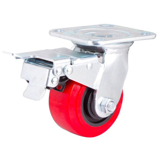 RODAJA PU C/PP GIRA. C/FRENO TOTAL 4 X 2" Y-1053-100