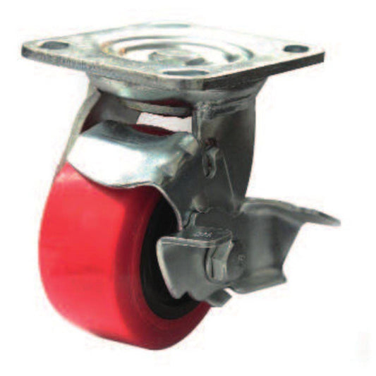 RODAJA PU C/PP GIRA. C/FRENO 8X2" Y-1054-200