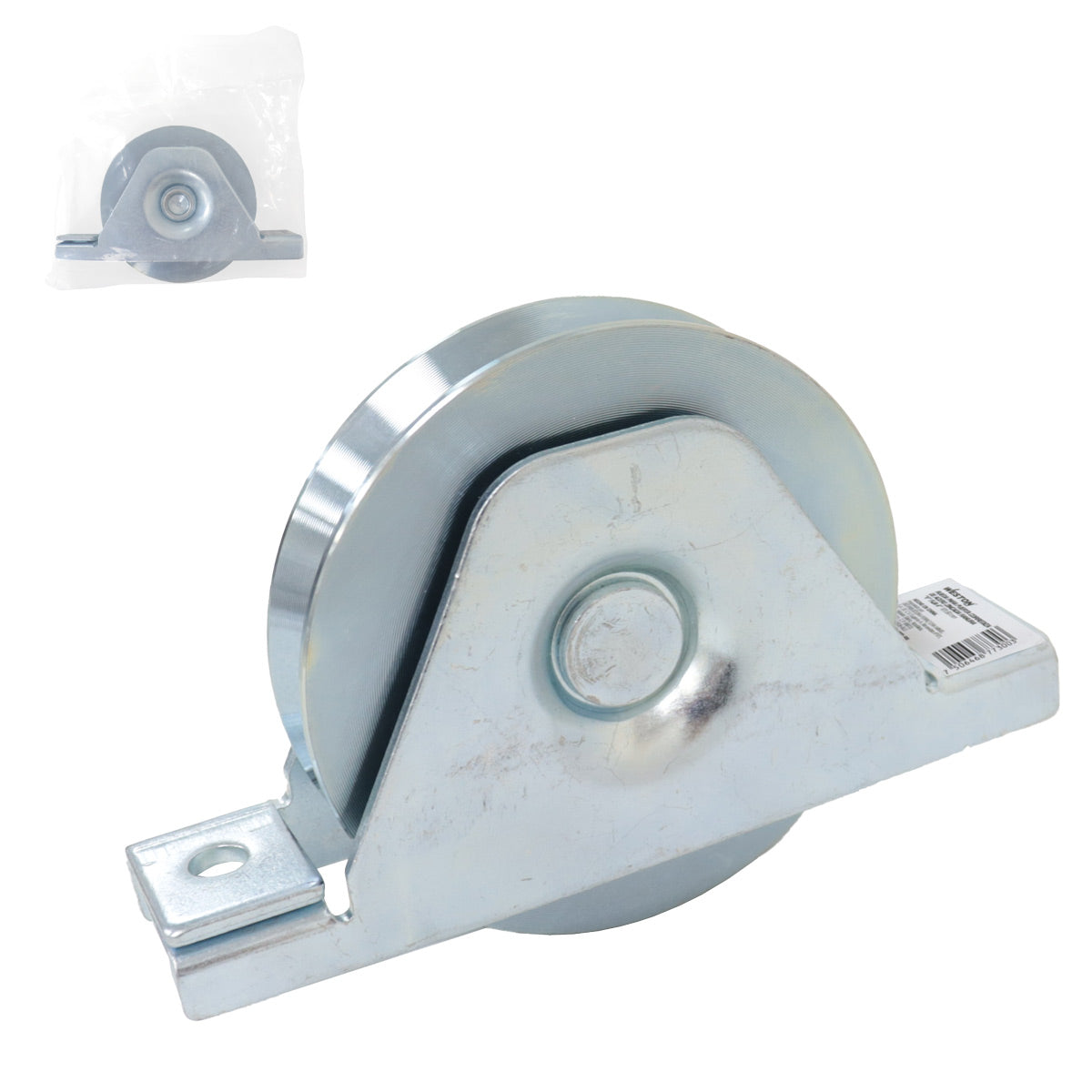 Rueda Para Puerta Corrediza De Acero Zincada Ranura "V" Fija 2" x 15MM | Y-1133-50