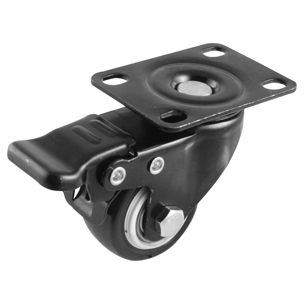 NEGRA PU C/BALERO GIRA. C/FRENO 1-1/2'' (40X22MM) Y-1162-40
