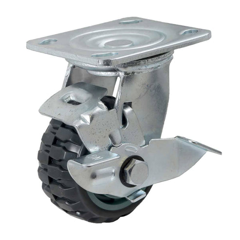 DE PU CENTRO PP GIR. C/FRENO TIPO TRACTOR 4" (100*50MM) Y-1172-100