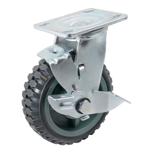 DE PU CENTRO PP GIR. C/FRENO TIPO TRACTOR 6" (150*50MM) Y-1172-150