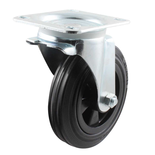 DE HULE GIRATORIA C/CENTRO DE PP 160MM Y-2026-160