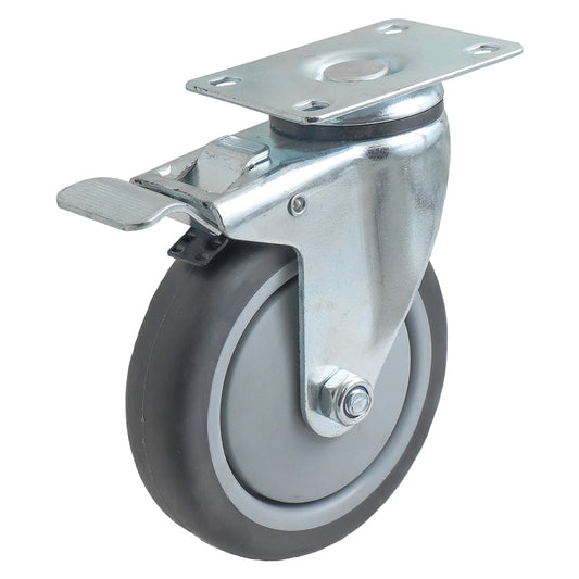 RODAJA DE TPR CON PP GIRATORIA CON FRENO 3X1-1/4" Y-4034-077