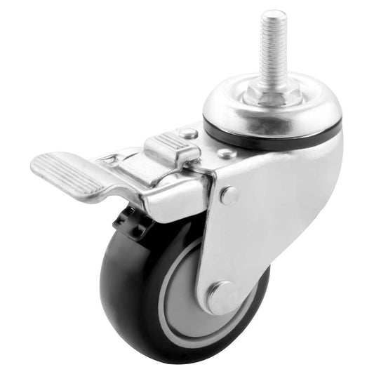 RODAJA P/SUPER C/ESPIGA GIRA. C/FRENO 77X32MM Y-4097-77