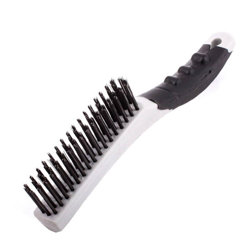 Cepillo con Mango Plastico 4X16 Pinceles Acero Inoxidable 0.014"