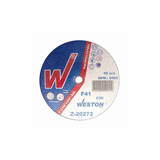 DISCO D/CORTE P/PIEDRA 7" x 1/8"(3.17) x 5/8" F41 P/SIERRA CIRCULAR (Emp. c/5 Pzas - Precio x Pza) Z-20272