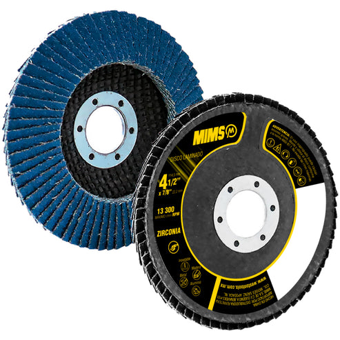 Disco Laminado Zirconia 4-1/2" Grano 40 MIMS (Verde) | Z-20315