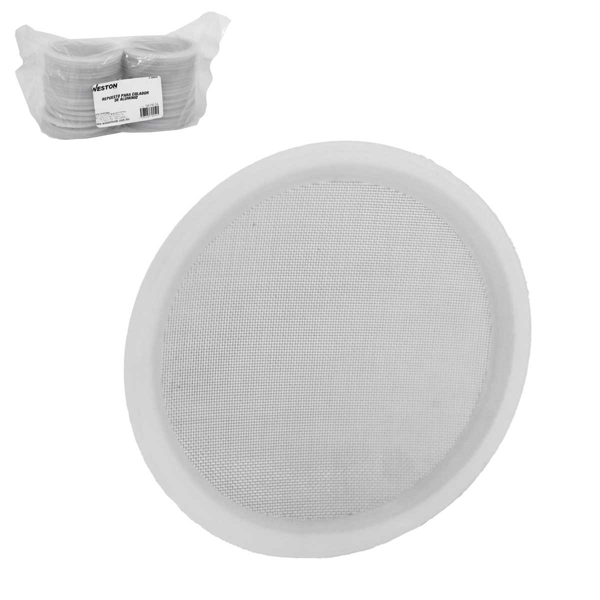 Repueso Para Colador De Aluminio (Precio X Pieza - Emp. Con 50 Pzas) | Z-20820