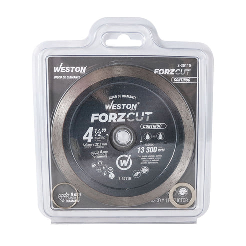 Disco de Diamante Rin Continuo 4-1/2" ForzCut | Z-30110