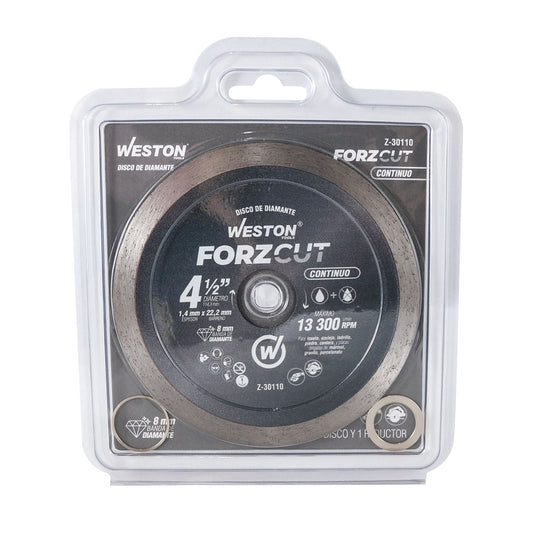 Disco de Diamante Rin Continuo 4-1/2" ForzCut | Z-30110