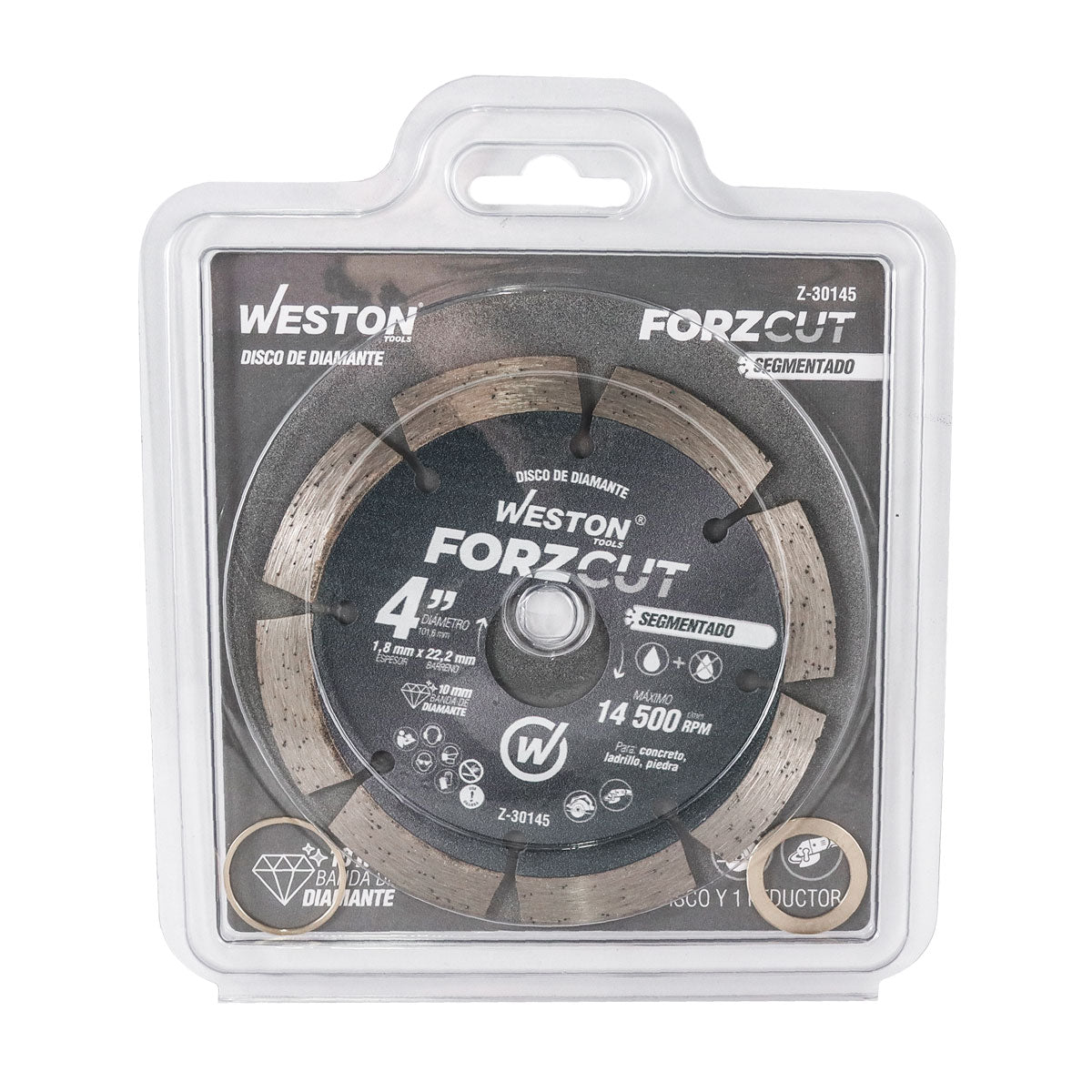 Disco de Diamante Rin Segmentado 4" ForzCut | Z-30145