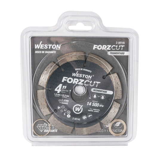 Disco de Diamante Rin Segmentado 4" ForzCut | Z-30145