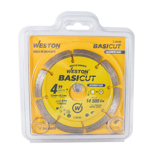 Disco de Diamante Rin Segmentado 4" BasiCut | Z-30165