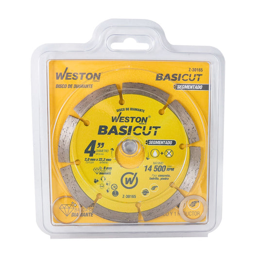 Disco de Diamante Rin Segmentado 4" BasiCut | Z-30165