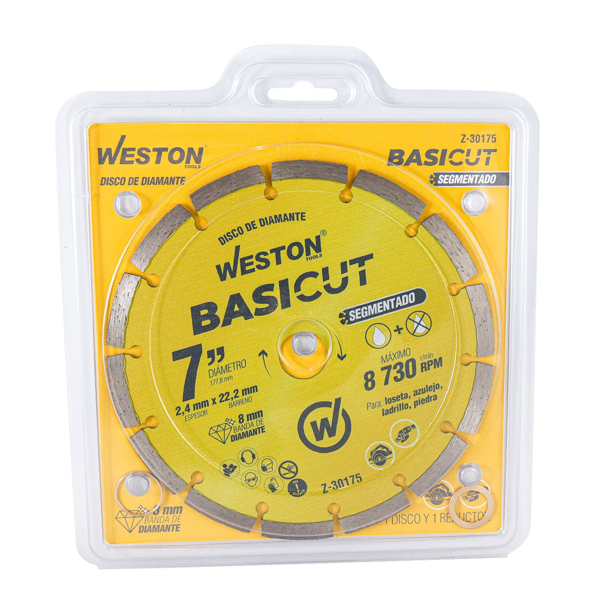 Disco de Diamante Rin Segmentado 7" BasiCut | Z-30175