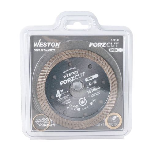 Disco de Diamante Rin Turbo 4" ForzCut | Z-30185