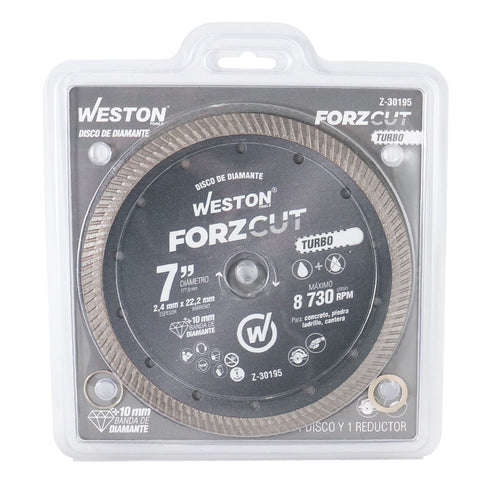 Disco Forzcut de Diamante Rin Turbo 7"
