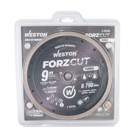 Disco de Diamante Rin Turbo 9" ForzCut | Z-30200