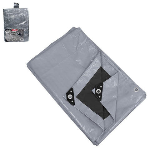 Lona Gris Reforzada 180G 3.6M x 4.8M | Z-52048