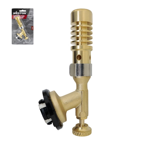 Soplete de Butano Encendido Manual Construcción en Latón Conexión Tipo Bayoneta | Z-61953