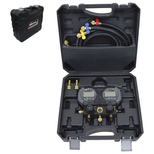 Juego De Manómetros Manifold 500 PSI Refrigerante R12 R22 | Z-61965