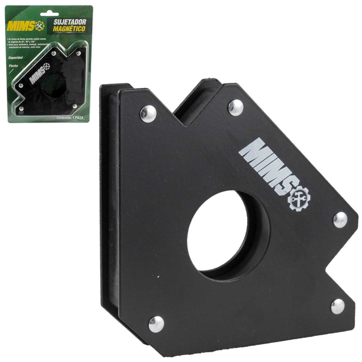 Sujetador Magnetico Tipo Flecha para Soldar 5" - 38KG MIMS | Z-63045